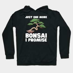 Just One More Bonsai I Promise Hoodie